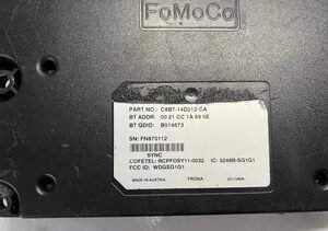 módulo do Sync do New Fiesta 2012 mexicano